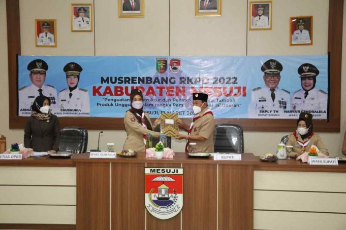 Ketua Kwarda Pramuka Chusnunia Chalim Minta Kader Pramuka Mesuji Ikut Berperan Tingkatkan Indeks Pembangunan Manusia