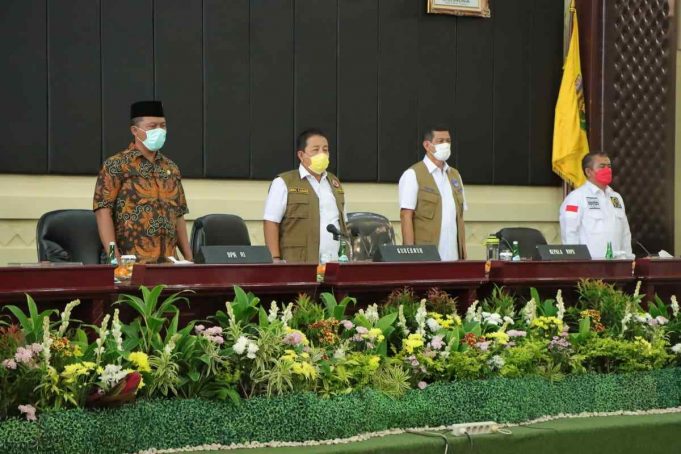 Gubernur Arinal Dampingi Kunker Kepala BNPB Dalam Rakor Penanganan Covid-19 Di Wilayah Lampung