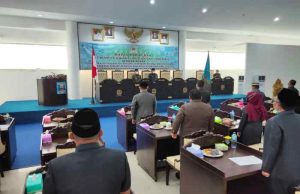 DPRD Pesibar, Gelar Paripurna Pengumuman Pleno KPU Atas Penetapan Hasil Pilbup 2020