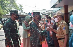 Kunker Danrem 043/ Gatam Ke Kodim 0411/LT Beri Arahan Kepada Prajurit dan PNS