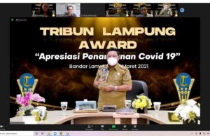 Gubernur Arinal Raih “Indonesia’s Best Pandemic Handling” dalam Ajang Tribun Lampung Awards 2021
