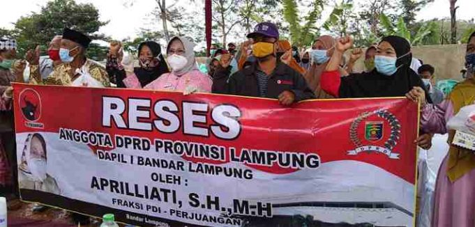 Fraksi PDI Perjuangan, Apriliati Laksanakan Reses, Menyerap Aspirasi Masyarakat