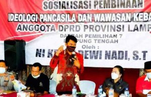 Sosialisasi Pembinaan Ideologi Pancasila dan Wawasan Kebangsaan Anggota DPRD LampungLintaspost.com,
