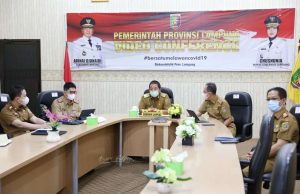 Gubernur Arinal Ikuti Peluncuran Aksi Pencegahan Korupsi Tahun 2021-2022 Bersama Ketua KSP Moeldoko, Ketua KPK Firli Bahuri dan Para Menteri Kabinet Indonesia Maju