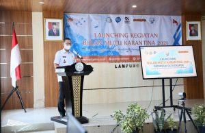 Peringati Bulan Mutu Karantina 2021, Pemprov dan BIKPM-KKP Lampung Tebar Benih Ikan Sehat Bermutu, Gubernur Arinal Berharap Dapat Mendukung Pemenuhan Protein Masyarakat Lampung