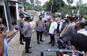 Bupati Lamsel Dampingi Kapolda Lampung Tinjau Mapolsek Candipuro