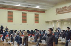 Rapat Paripurna Tingkat I Pembahasan Tentang Pertanggung Jawaban APBD TA 2020