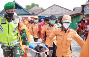 Pemkab Tuba Adakan Simulasi Penanganan Bencana Banjir di Tengah Pandemi Covid 19