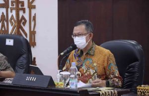Sekdaprov Lampung Pimpin Rapat Tindak Lanjut Hasil Evaluasi SAKIP Tahun 2020