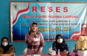 Anggota DPRD Lampung Mardiana Reses Di Bindu, Hasil Pembangunan Daerah Dijaga Dengan Komitmen Dan Kesungguhan
