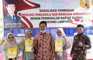 Wakil Ketua RMI Gelar Sosialisasi Pembinaan Ideologi Pancasila dan Wawasan Kebangasaan di Desa Natar