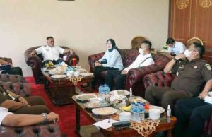 Silaturahmi Dengan Bupati, Kajari Lampung Selatan Perkenalkan Personel Baru