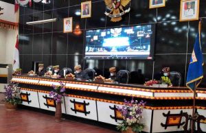 DPRD Kota Metro Gelar Rapat Paripurna Tentang Raperda Pertanggungjawaban Pelaksanaan APBD Tahun 2020