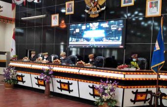DPRD Kota Metro Gelar Rapat Paripurna Tentang Raperda Pertanggungjawaban Pelaksanaan APBD Tahun 2020