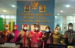 Kadis Perpustakaan Provinsi Lampung Cek Depo Arsip di Kantor Perpustakaan Lamsel