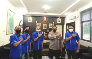 Kapolres AKBP Zaky Alkazar Nasution Gelar Audensi dengan PWI Lampung Timur