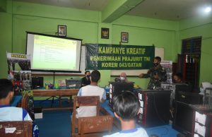 Korem 043/Gatam Gelar Kampanye Kreatif Di SMA Utama 2 Dan 3 Bandar Lampung