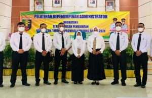 9 Pejabat Eselon III Tuba Ikuti Pelatihan Kepemimpinan Administrator (PKA) Di Provinsi Lampung