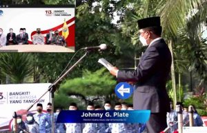 Pemprov Lampung Ikuti Upacara Hari Kebangkitan Nasional ke-113 Tahun 2021
