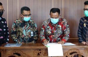 Pemkab Lampung Selatan Teken MoU Perjanjian Kerja Sama dengan BRI