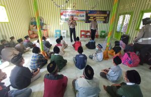 Satlantas Polres Tulang Bawang Berikan Edukasi Kepada Anak Usia Dini