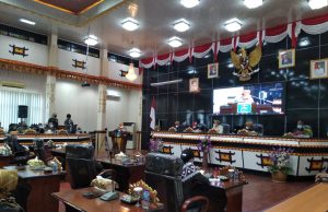 DPRD Kota Metro Gelar Rapat Paripurna Pandangan Umum Fraksi-Fraksi Tentang Raperda Pertanggungnjawaban Pelaksanaan APBD T.A 2020.