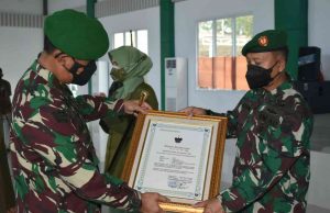 Danrem 043/Gatam Pimpin Pelepasan Perwira Korem 043/Gatam