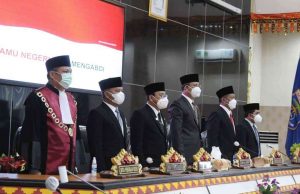 DPRD Kota Metro Gelar Paripurna pelantikan Wakil Ketua I DPRD Kota Metro sisa masa jabatan 2021-2024