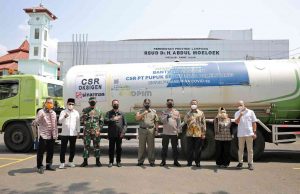 Gubernur Arinal Terima Bantuan Oksigen Cair dari PT. Pusri dan PT. OKI Pulp & Paper Sinarmas, Juga Usulkan Penambahan Vaksin untuk Provinsi Lampung