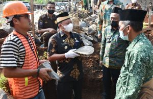 Bupati Lamtim Hadiri Peletakan Batu Pertama Pembangunan Gedung MWC Marga Tiga