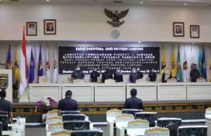 DPRD Lampung Gelar Rapat Paripurna Pembacaan Pandangan Umum Fraksi-fraksi