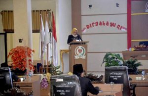 Wakil Bupati Haryati Cendralela Sampaikan Pertanggung Jawaban APBD Kabupaten Mesuji Tahun 2020