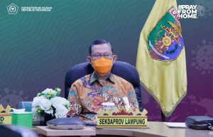 Sekda Fahrizal bersama Ketua DPRD Ikuti Kegiatan #PrayFromHome