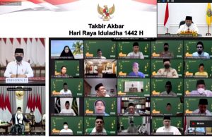 Gubernur Arinal Ikuti Acara Malam Takbir Akbar Sambut Idul Adha secara Virtual Bersama Presiden dan Wapres