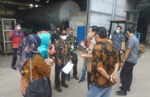 Disperindag, Dinkes dan Polda Lampung Monitoring Ketersediaan Oksigen Medis
