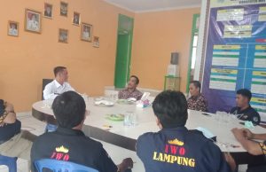Wabup Ali Rahman Bersama Ketua IWO Way Kanan Sambut Kedatangan PW dan LBH IWO Lampung