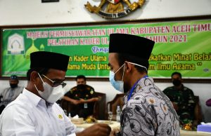 Sekda Aceh Timur Buka Pelatihan Kader Ulama Muda Tahun 2021