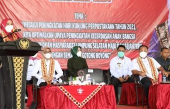 Minta Dukungan Bupati, Bunda Literasi Bangkitkan Penggunaan Aksara Lampung