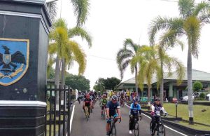 Dandim 0421/LS Gowes Bareng Dengan Forkopimda