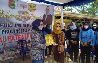 Ketua TP PKK Provinsi Lampung Kunjungan kerja Ke Kabupaten Pesawaran