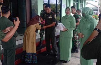Doa Bersama dan Pembagian Baksos dalam Rangka HUT TNI ke-76 Kodam II/Sriwijaya dan Hari Juang Kartika Tahun 202