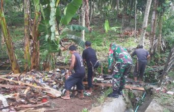 Drainase Tersumbat sampah, Banjir Genangi Dua Desa Kecamatan Penengahan