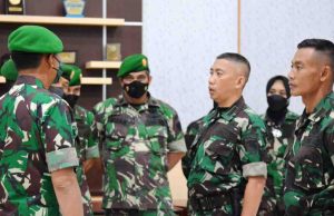 Brigjen TNI Drajad Brima Yoga,S.I.P.,M.H, Berangkatkan Personel Satgas Aparat Teritorial (Apter) Korem 043/Gatam Tahun 2021