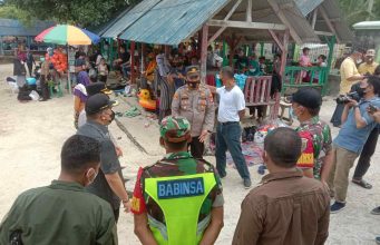 Jajaran Koramil 0421-05/Pdc Kembali Ingatkan Prokes di Tempat Wisata