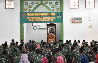 Korem 043/Gatam Peringati Nuzulul Qur’an 1443 H /2022 M