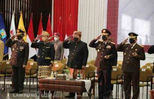Ketua DPRD Provinsi Lampung Mengikuti Upacara Peringatan Hari Lahir Pancasila Secara Virtual