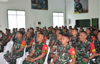 Kasrem 043/Gatam Dampingi Aster Panglima TNI Mayjen Sapriadi,S.I.P.,M.Si Kunjungi Yonif 143/TWEJ