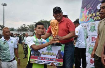 Lewat Drama Adu Penalti, PP. Hidayatul Mubftdin Juara Piala Kasad Liga Santri PSSI 2022 Wilayah Korem 043/Gatam