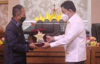 Ketua DPRD Mingrum Gumay Terima Kunjungan Tim PKDN Polri