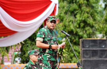 Tutup TMMD Ke-115 TA 2022, Danrem 043/Gatam Sampaikan Amanat Pangdam II/Swj